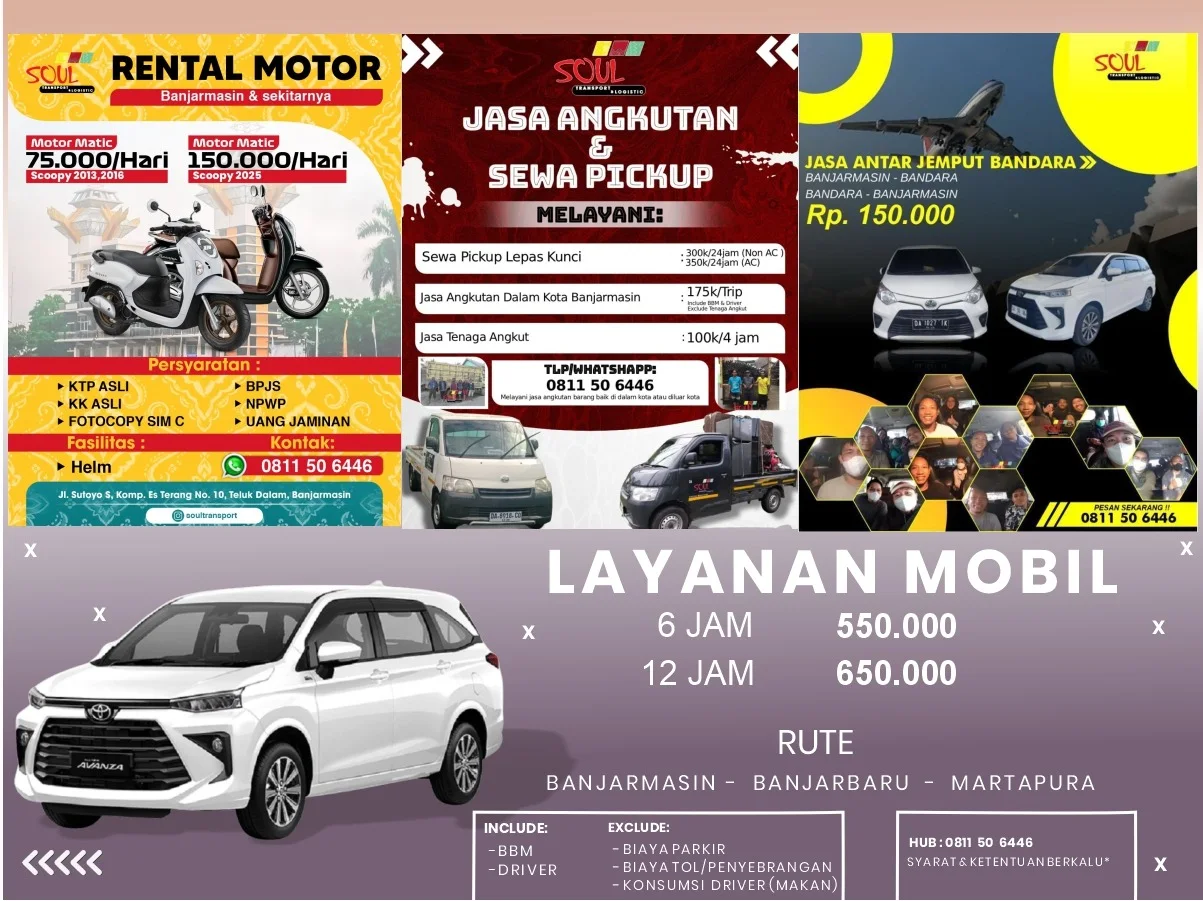 Transportasi, Ekspedisi & Jasa Angkutan
